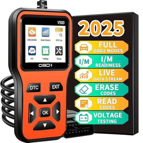 OBD2 Scanner Diagnostic Tool - Check Engine Light Code Scanner Tool with Reset, DTC, Data Stream,...