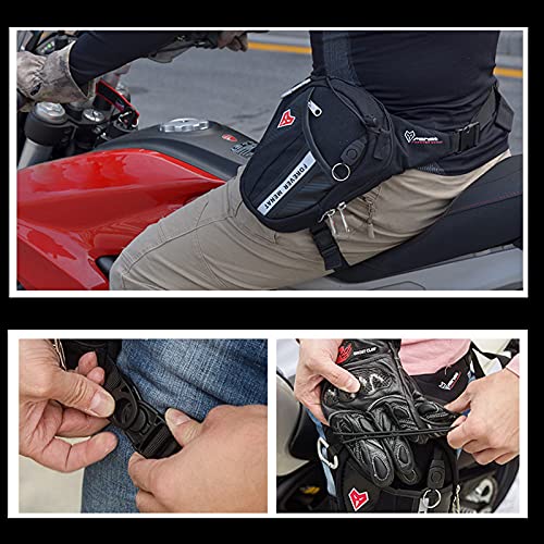 JOQINEER Heuptas Taille pak Dijbeen Drop Bag Tactische Militaire Rijden Motorfiets Outdoor Bike Fietsen Multi-purpose Messenger Schoudertas door D & B Sport - Image 4