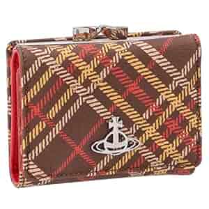 【Vivienne Westwood】財布 三つ折り チェック がま口 柄 ヴィヴィアンウエストウッド Vivienne Westwood 財布 口金