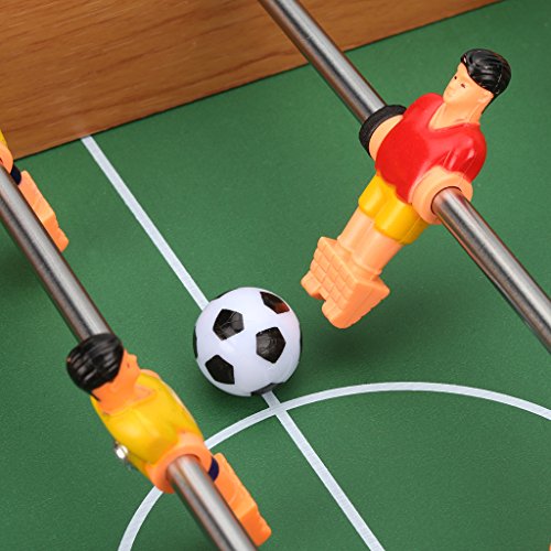 Virhuck Mini Tischplatte Tischkicker Tischbillard, Indoor & Outdoor Tisch Fußball Spiel Set für Kinder (19