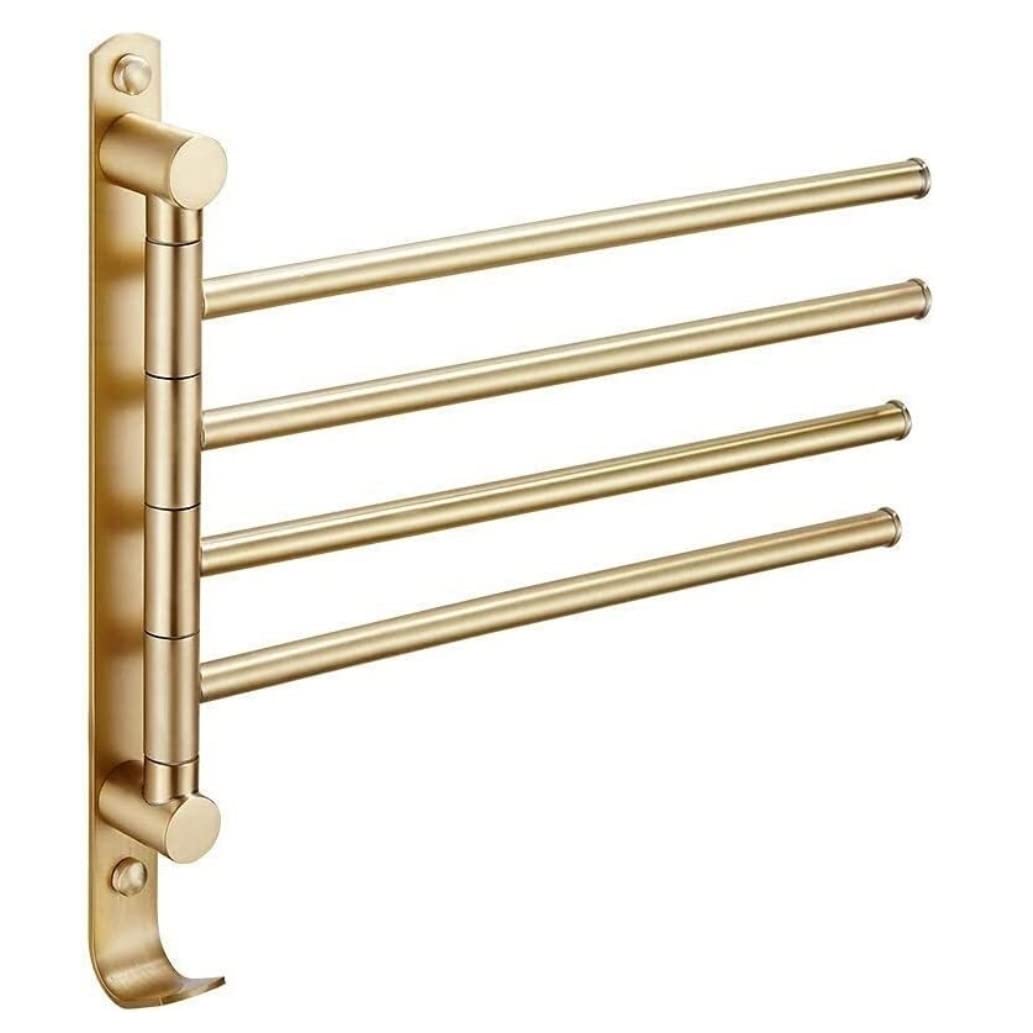 Dkrahrjj A Bathroom Towel Rail, Rotatable Towel Rack, Towel Bar Wall Mounted Towel Holder/A/30 * 33Cm