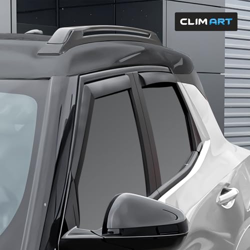 Image of CLIM ART in-Channel Incredibly Durable Rain Guards for Chevrolet (Chevy) Trailblazer 2021-2026, Original Window Deflectors, Vent Window Visors, Vent Deflector, 4 pcs. - 621464