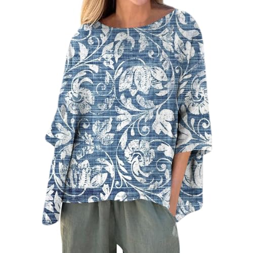 Regenbogenshirt Sale Shirt Blau Damen Baumwolle Maritime Kleidung Sommer Tshirt Leicht Festliche Oberteile Große Größen Italienische Mode Kleider Leinen Ele Kurzarm Basic Xs