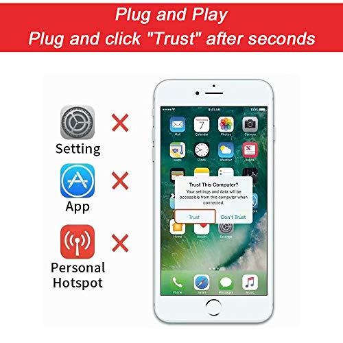 Hdiwousp 3 in 1 Adapter HDMI Cable for Phone,Mirroring Cellphone Screen to TV/Projector/Monitor Adapter, 1080P Resolution for iOS and Android Devices
