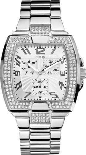 Guess Square Stoneset Ladies Watch W17512G1