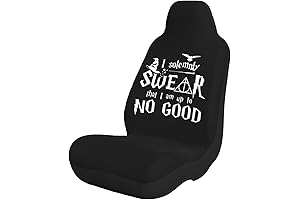 I Solemnly Swear That I Am Up to No Good Car Seat Covers