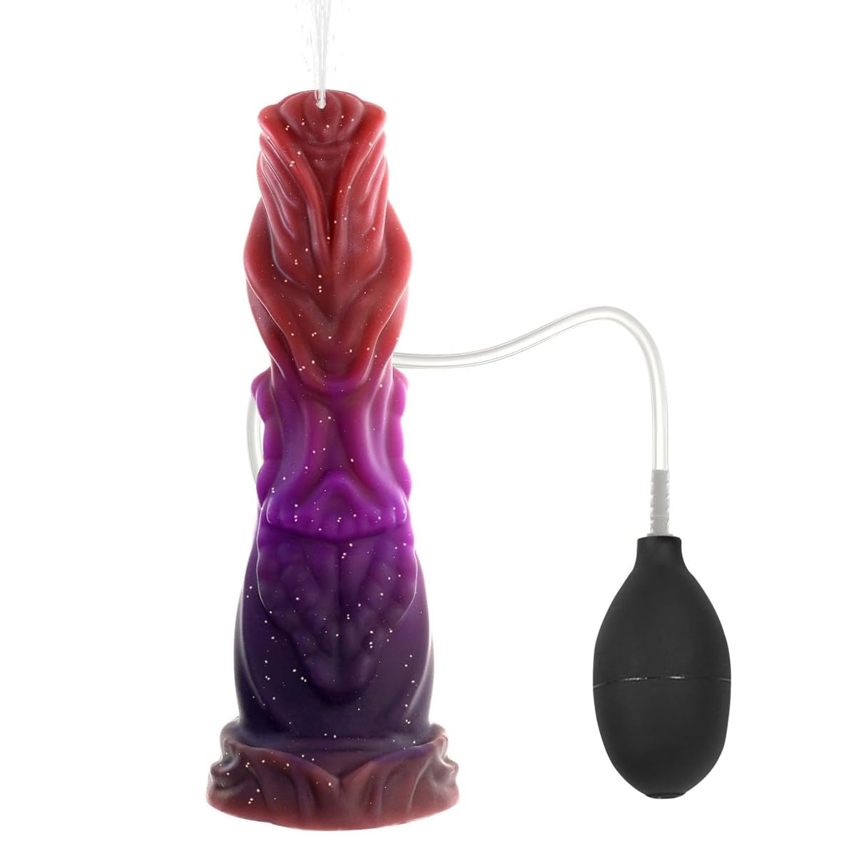 Seckoe Realistischer Silikon Monster Spritz Dildo mit Sperma Spritzfunktion Fantasy Dildo Wassersprühfunktion Analdildo G-Punkt Stimulation Butt Plug Analspielzeug Sex Spielzeug für Männer Frauen