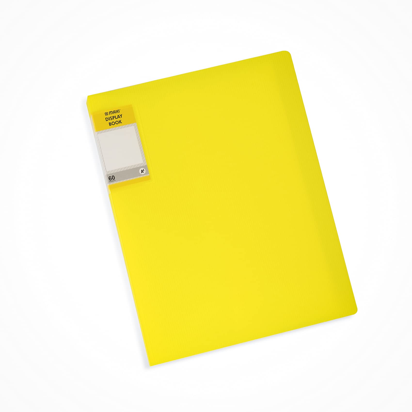 Maxi DB60FY DISPLAY BOOK 60 POCKET YELLOW