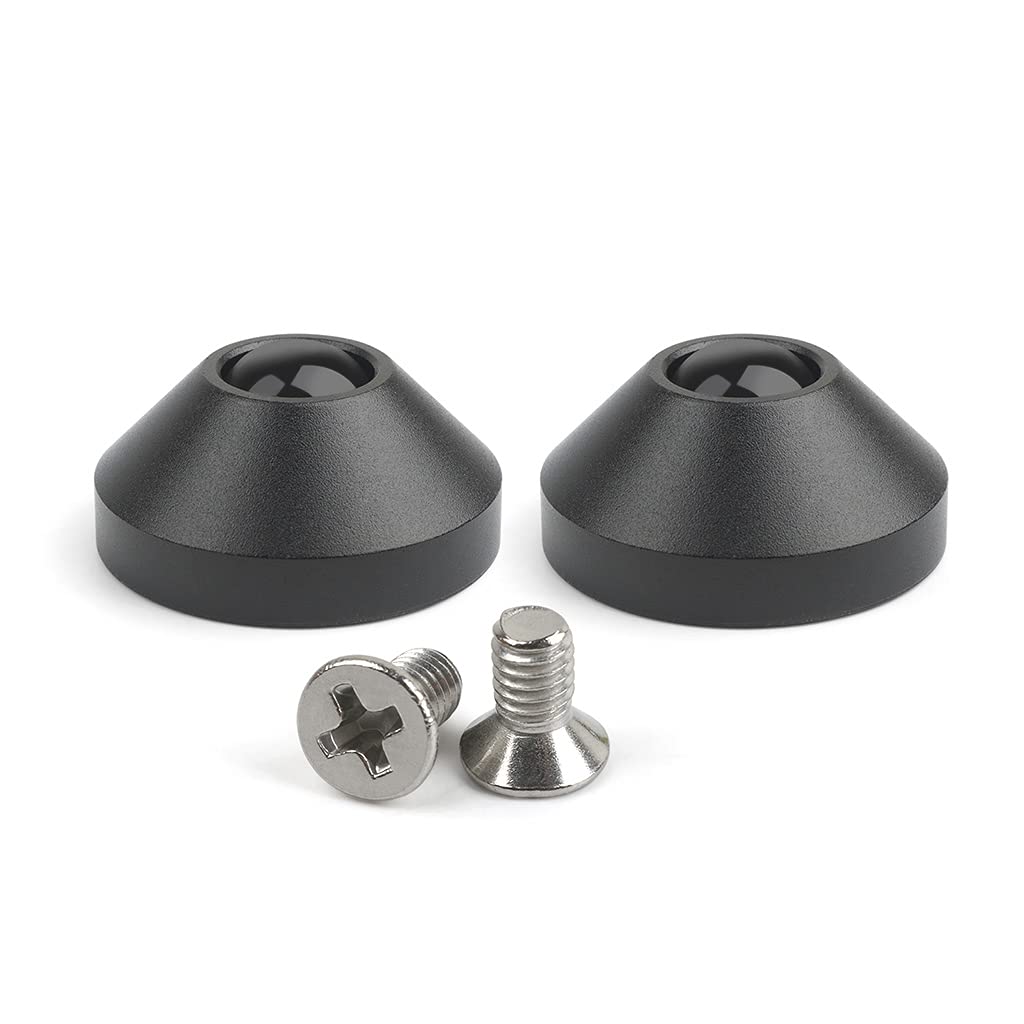 Anodized CNC Aluminum Feet Metal for Case with Screws 2Pcs Mechanical Keyboard F