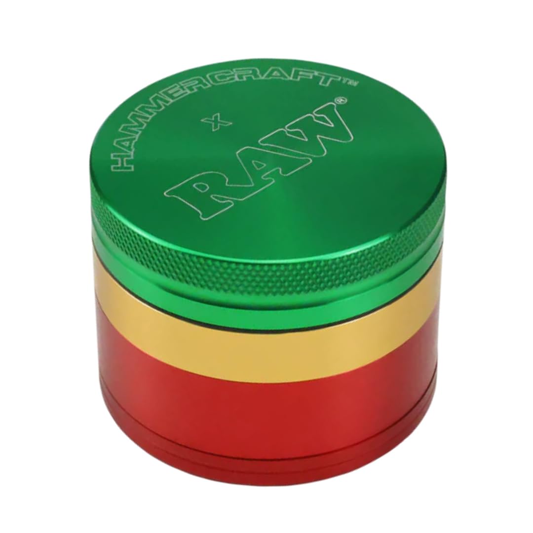 OutonTrip HAMMERCRAFT X RAW ALUMINUM GRINDER 50MM 4PT - RASTA (56MM)-image-25