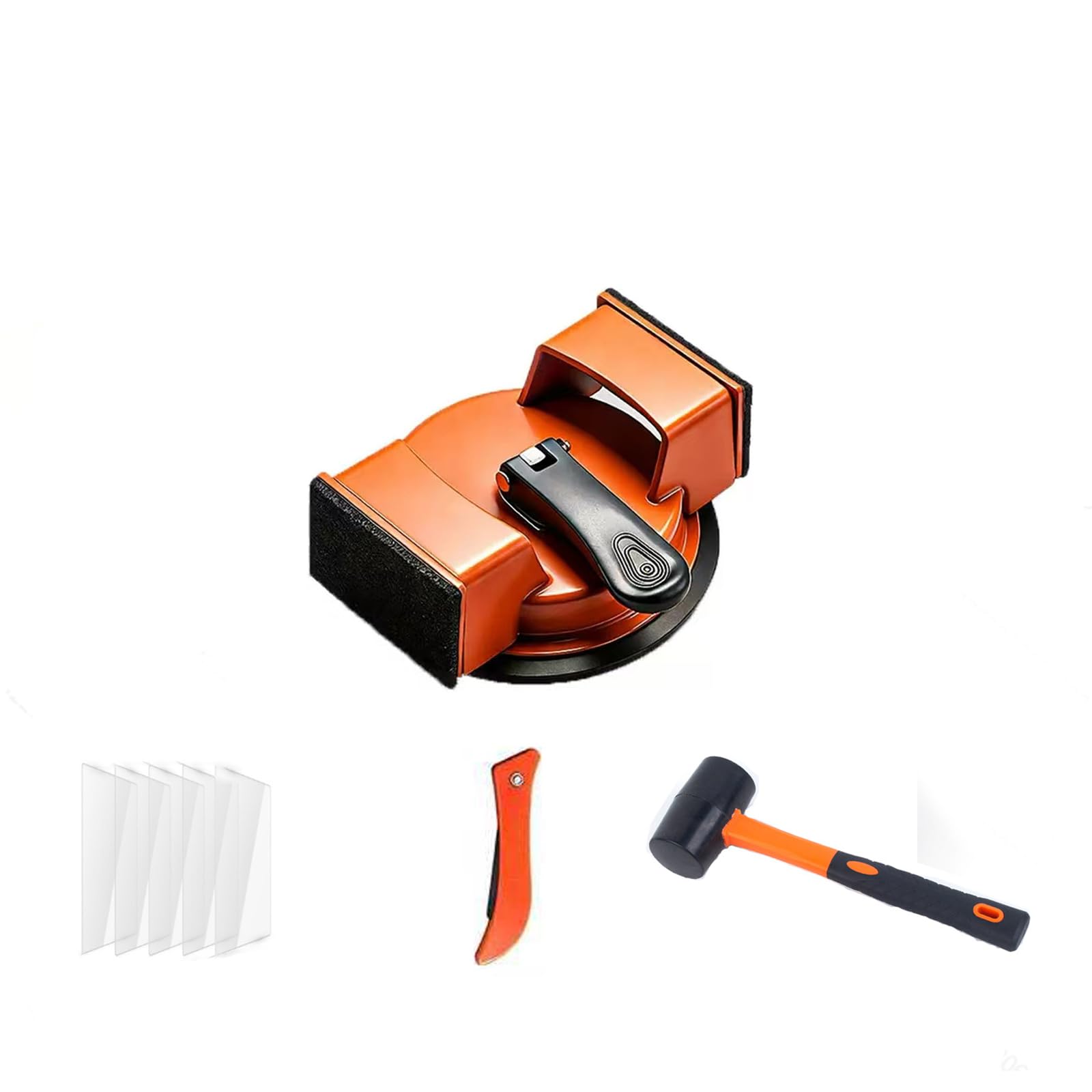Multifunctional Ergonomic Floor Gaps Repair Suction Cup Set for Wood Tiles with Strong Adhesion and Easy Operations Wood Floor Gaps Repairer Tool Set