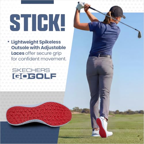 Image of Skechers Women's Flight Slip-Ins Golf Shoe | Golf, Slip-ins, ULTRA FLIGHT Cushioning, GOGA MAX, Breathable, Lightweight, Water Repellent