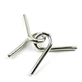 2 pcs Puzzle Game 01715 Bend Metal Disentanglement Puzzles Toys Jouets