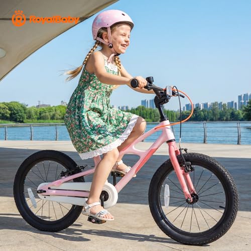 Image of RoyalBaby Kids Bike Lightweight Magnesium Alloy, 14 16 18 Inch Children's Bicycle for Boys Girls Ages 3-9