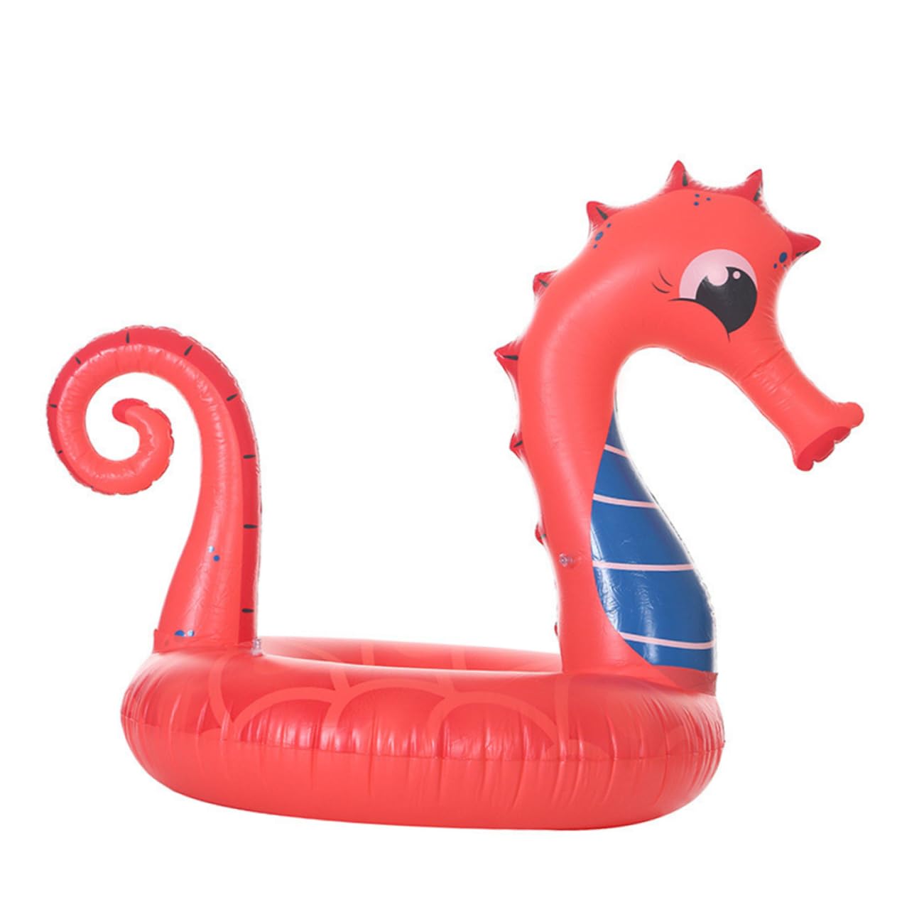 TOYANDONA Aufblasbarer Schwimmring in Seepferdchenform aus PVC für Erwachsene Leichter Schwimmring mit Sitz für Pool und Sommerfest Geeignet