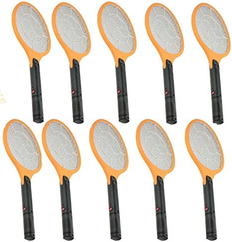 10x Cordless Rechargeable Bug Zapper Mosquito Insect Electric Fly Swatter Racket