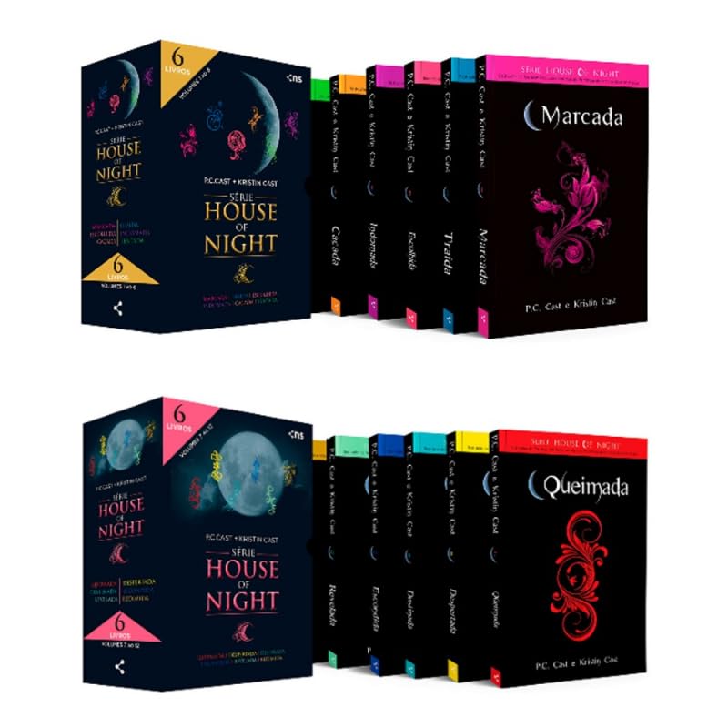 COLEÇÃO COMPLETA 2 BOX SÉRIE HOUSE OF NIGHT - 12 LIVROS