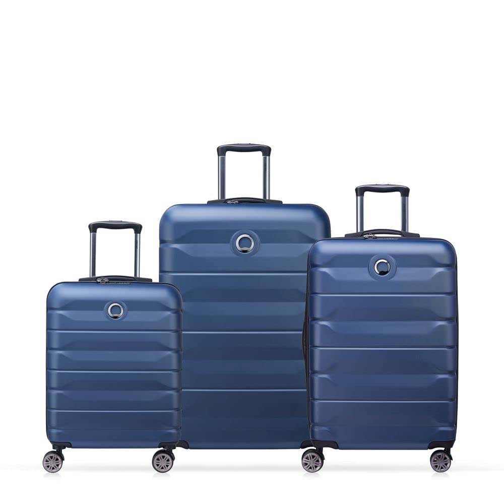 DELSEY Paris - AIR Armour - 77cm x 50cm x 30cm - Set - Blau