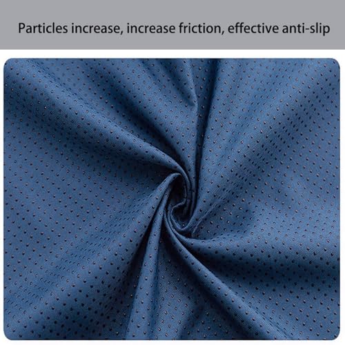 Anti-Rutsch-Stoff mit Silikagel, 150 cm breit, rutschfester Stoff, rutschfeste Matte zum Nähen von Teppich, Matratze, Hausschuhe, Sofakissen (150 x 50 cm, schwarz)