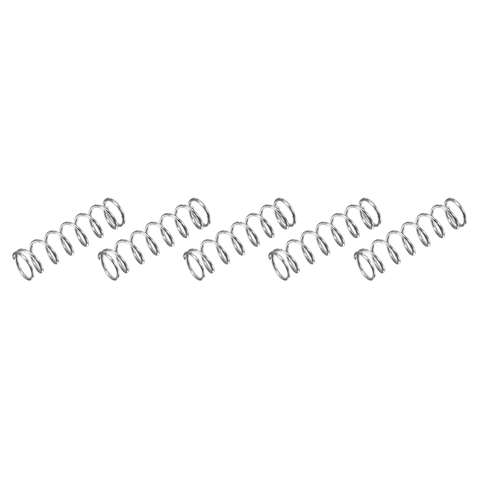 METALLIXITY Compression Springs (1x16mm OD,40mm Free Length) 5Pcs, 304 Stainless Steel Extension Spring - for Shop Home Repairs, DIY Projects, Silver Tone — Amazon image 28