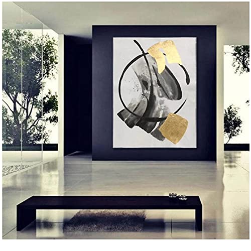 Oversized Muur Art Canvas Grote Abstracte Canvas Art Hedendaagse Kunst Moderne Abstracte Schilderij Ingelijst Klaar om… - Image 4
