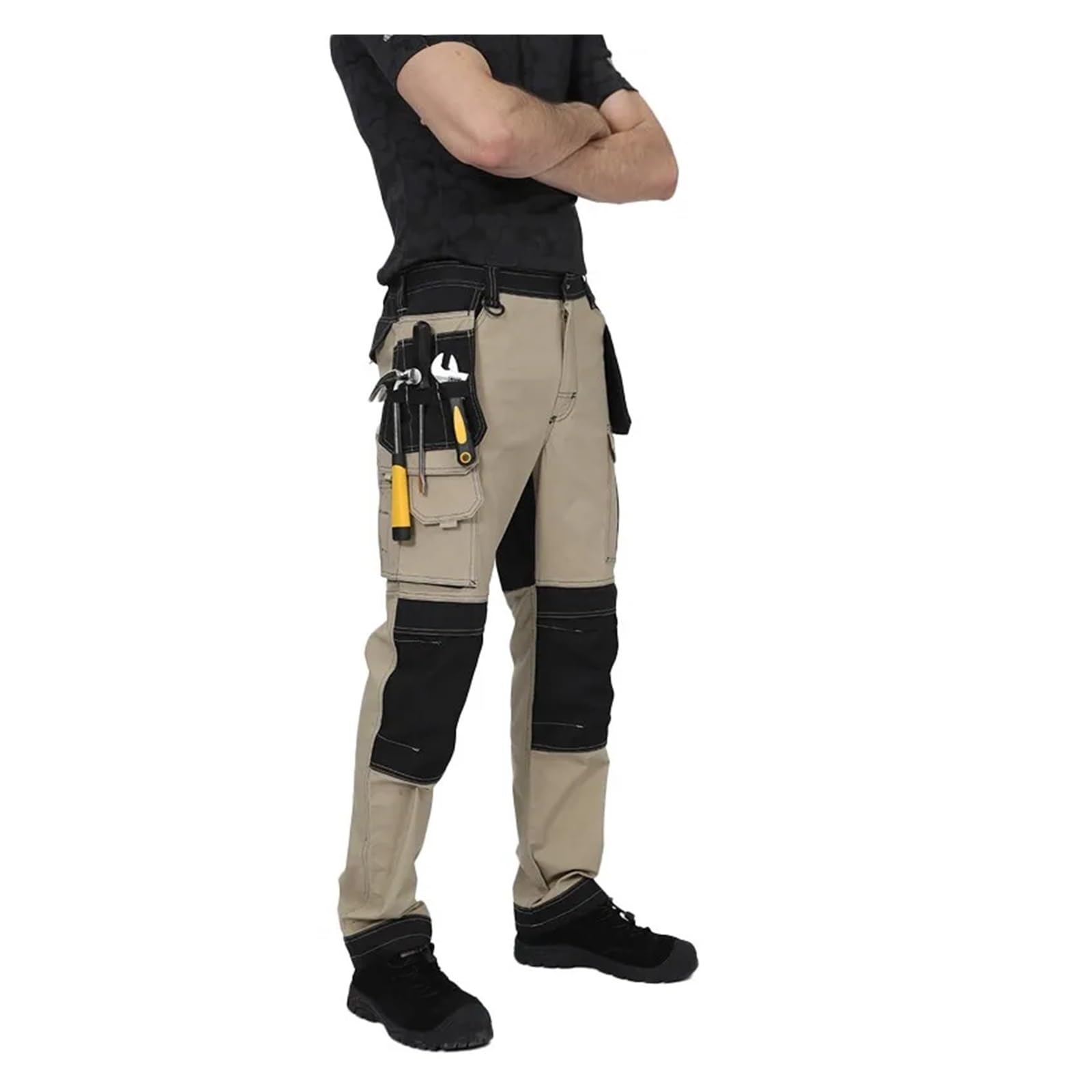 Arbeitshosen Männer Arbeitskleidung Multi-Pocket Outdoor Wandern Jogger Arbeitshose mit Verschleiß