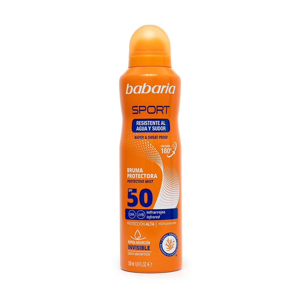 Babaria Sport Protective Sunscreen Spray Spf 50 200 Ml