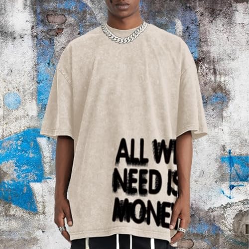 Mens Oversized Graphic Tees Streetwear Baggy Shirts Y2k Vintage Acid Wash Cotton Tshirt Harajuku Grunge Shirt Men4