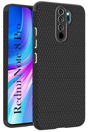 Image of Jkobi Back Cover Case for Xiaomi Mi Redmi Note 8 Pro (Liquid Silicone | Side Grip | Camera Protection)