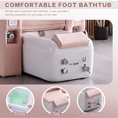 Pedicure Recliner Massage Bed Electric Foot Spa Chair for Manicure and Relaxation - Image 6