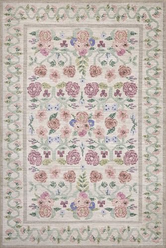 Tapete decorativo Loloi Rifle Paper Co. 5' x 7'6" miniatura 5