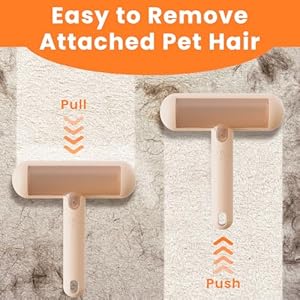 Pet Hair Remover and Reusable Lint Roller, Dog Hair Remover and Cat Hair Remover for Furniture/Couch Pet Hair Removal Tool