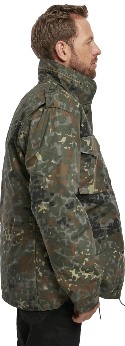 Brandit M65 standardowa kurtka outdoorowa parka M65 B-3108, Wielokolorowy (Flecktarn 14), 5XL