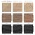 WoveN SounD Artisan Acoustic Wall Panels, 23.6x23.6 Inch 8 Pack, PVC Wood Grain Veneer Carved Sound Proof Wall Decor, Self-Adhesive for Home, Studio, Office & Focus Zones, Interlaced Arcs, Teak