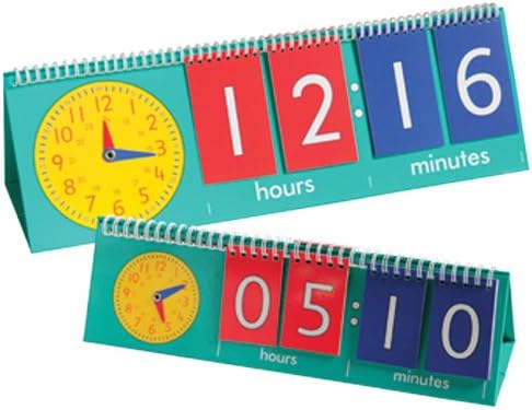 Tell Time Teaching Flip Chart and 10 Student Flip Charts : Amazon.co.uk ...