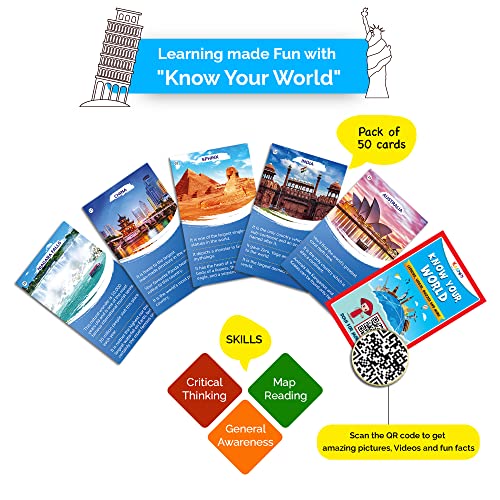Image of Kaizen MicroLessons Kid Smart Card Game. (Know Your World Smart Cards)