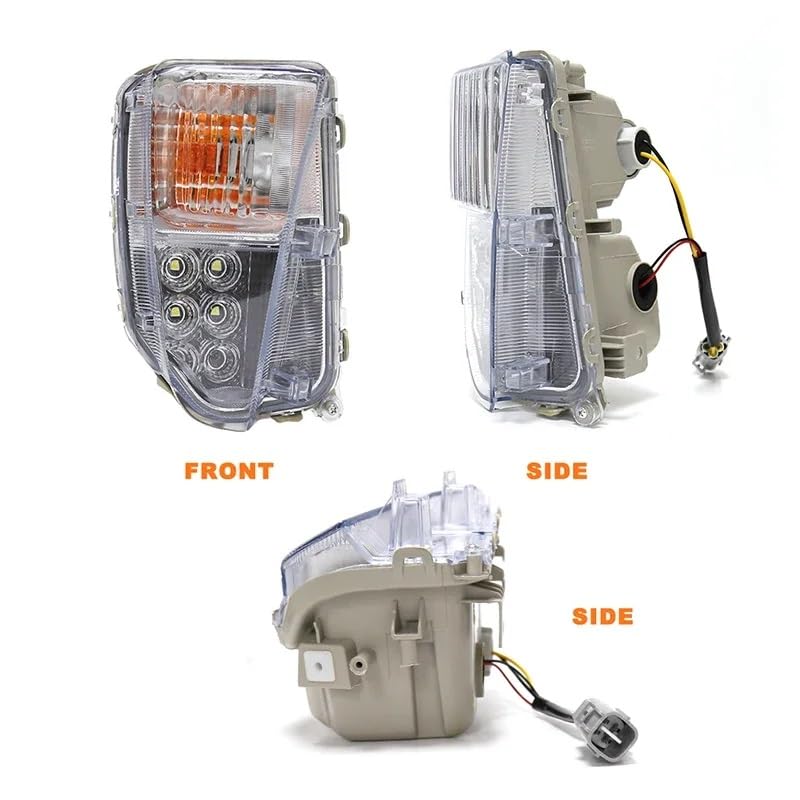 Luz intermitente y antiniebla LED para viajes seguros en Prius 2012 a 2015 2