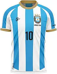 Camiseta Filtro UV Argentina Copa Tri Campeã Campeones