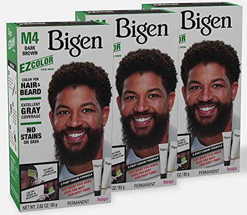 Image of M4 Bigen EZ Color for Men Dark Brown - 3 Pack