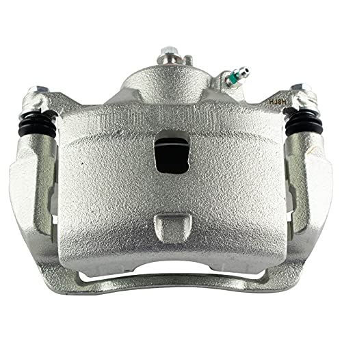 Image of TRQ Front Brake Pad and Rotor Set Ceramic Vented Coated Rotors Calipers Hardware Compatible with 2014-2015 Acura ILX 2003-2017 Honda Accord 2013-2015 Civic