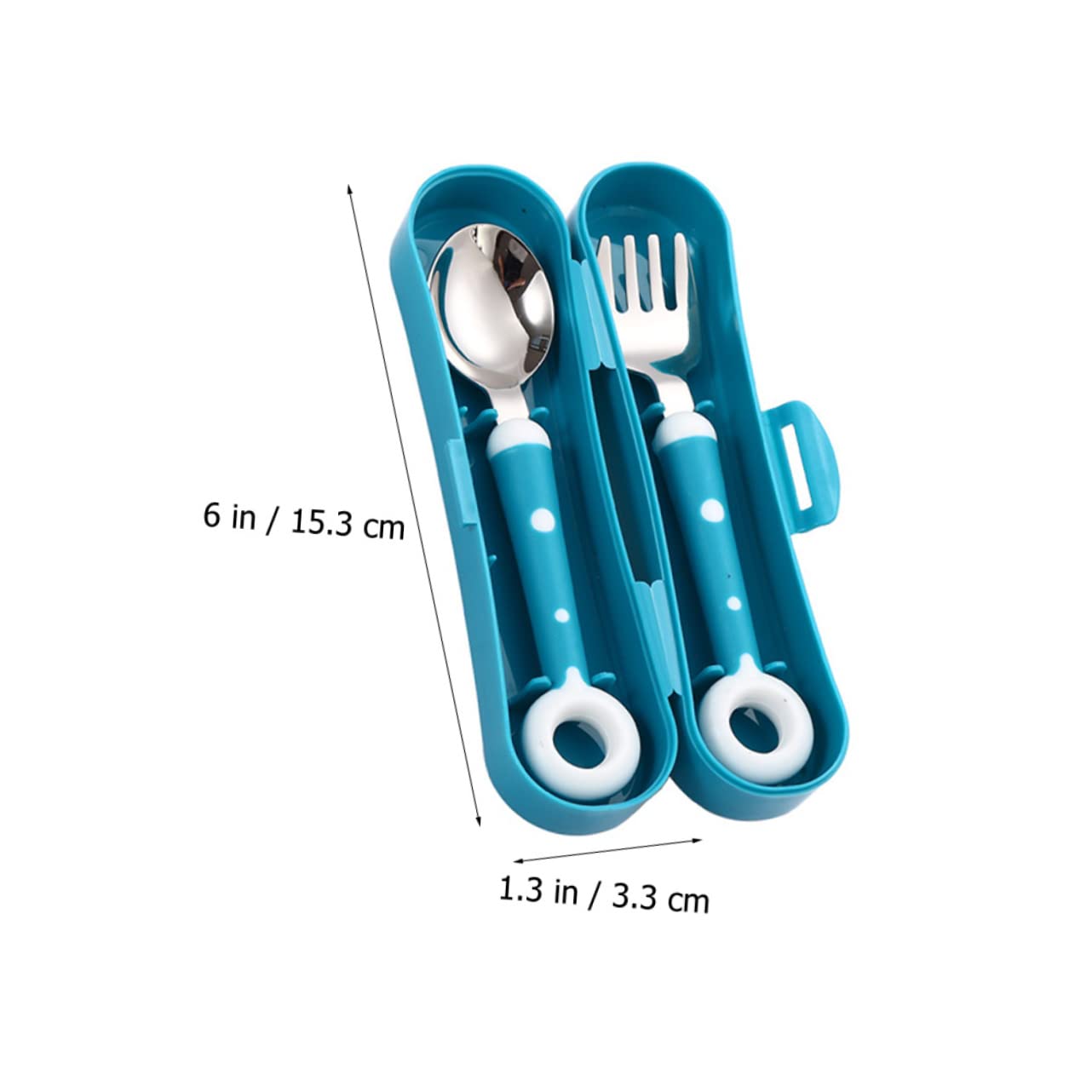 ERINGOGO Toddler Silverware Set Kids Utensils for Lunch Box Baby Toddler Training Tableware