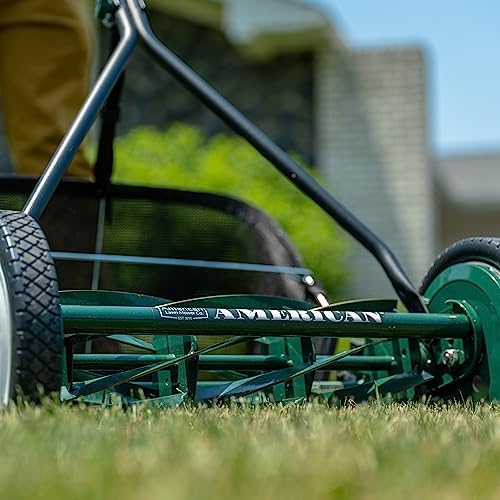 American Lawn Mower 16-inch 7-Blade Push Reel Mower + Sharpening Kit - Thumbnail 2