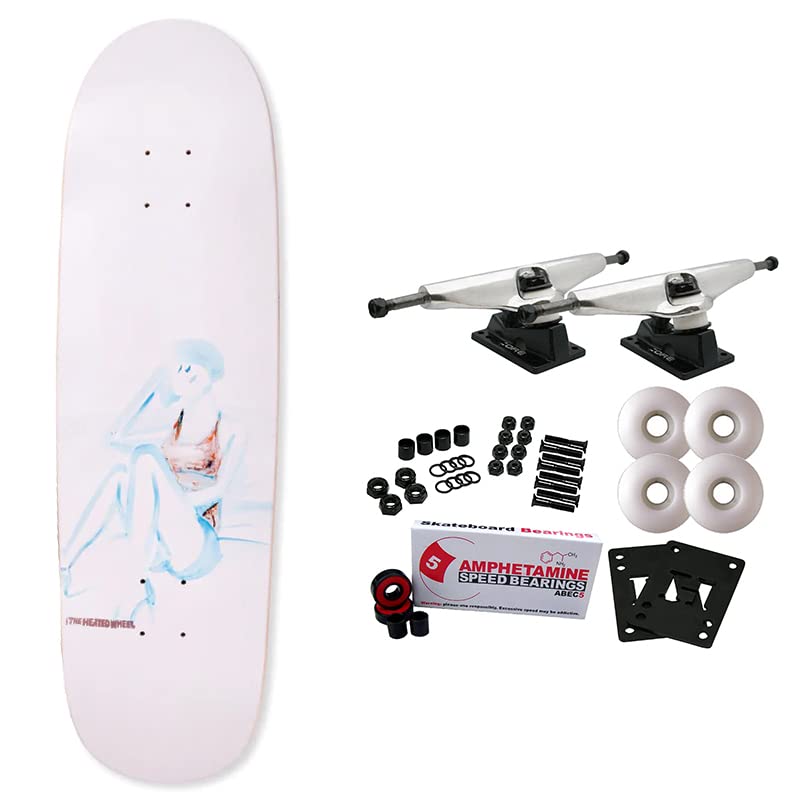 スケートボード Heated wheel Catalina 9.0x32.75 WB14.75 The Heated Wheel Skateboard Complete Catalina 9.0'' x 32'', White