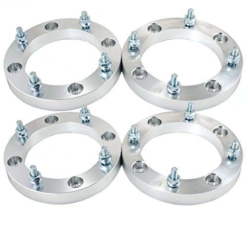 Max Motosports 4pcs 1.0" 4x4 Wheel Spacers Adapters for Yamaha Golf Cart M12x1.25 Studs