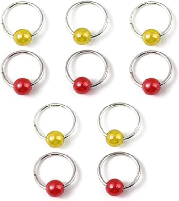 10 Pcs Stitch Markers Crochet Stitch Markers Charms Locking Stitch Markers for DIY Handmade Knitting