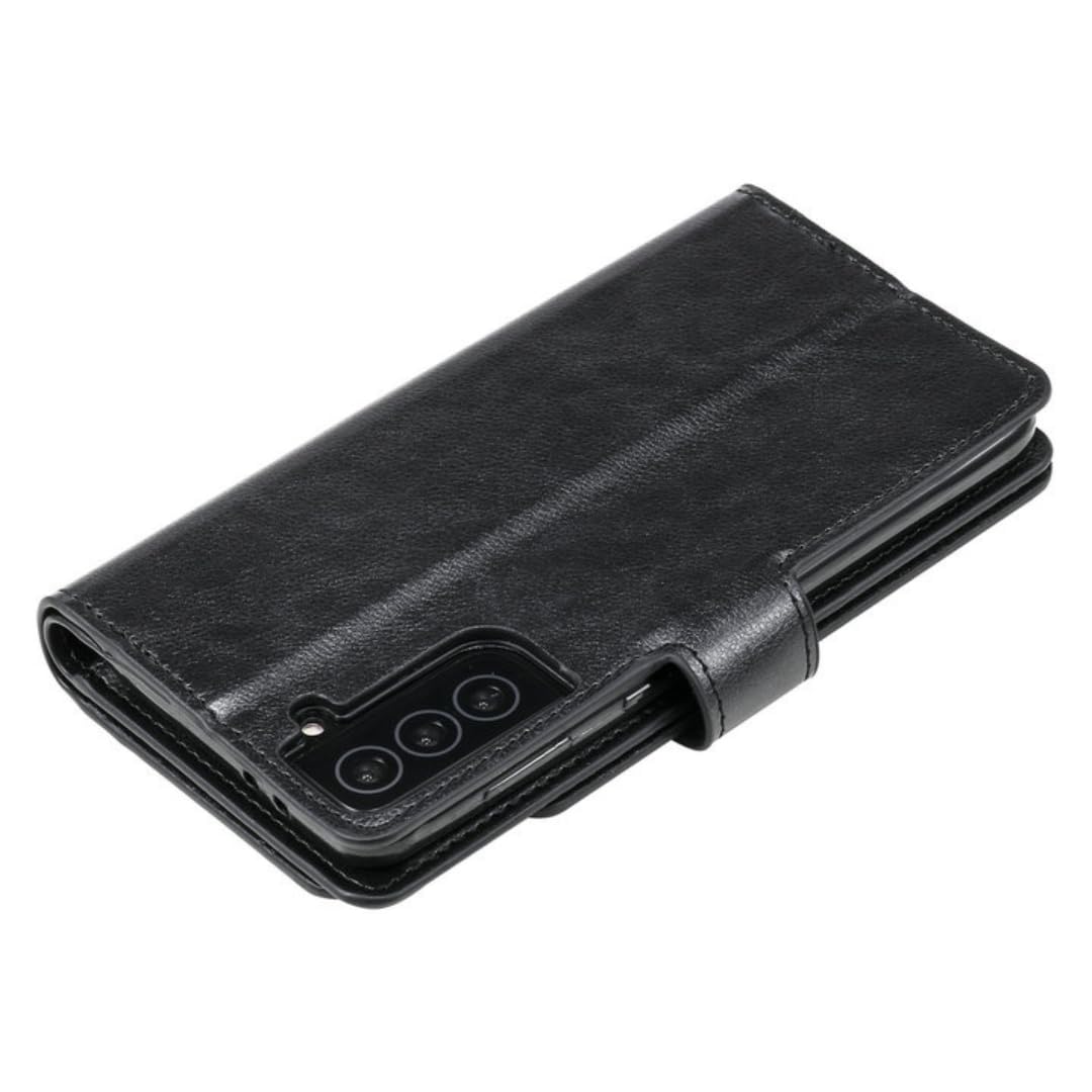 Etui z klapką do Samsung Galaxy S26 S25 S23 S22 S21 S24 Ultra 5g, portfel, książka, do S23 Fe S20 S 26 24 Plus, do Note 20, skórzane etui na karty (do Galaxy S26 Pro/czarne)