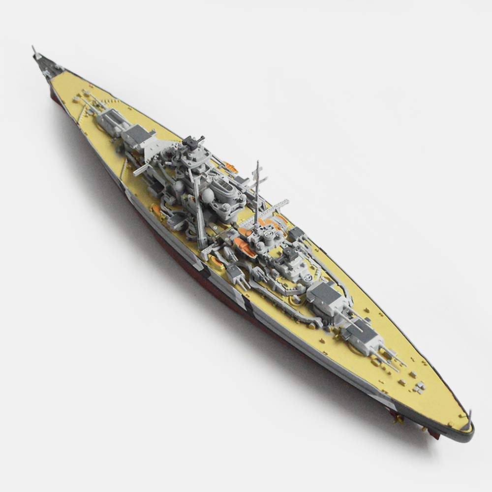 Amazon.co.jp: 1/1000ビスマルク船モデル第二次世界大戦戦艦モデル合金