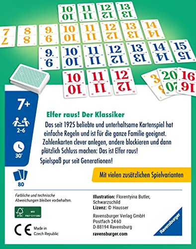 Ravensburger Kartenspiel Elfer Raus - Spiele-Klassiker ab 7 Jahre – Ansicht 6