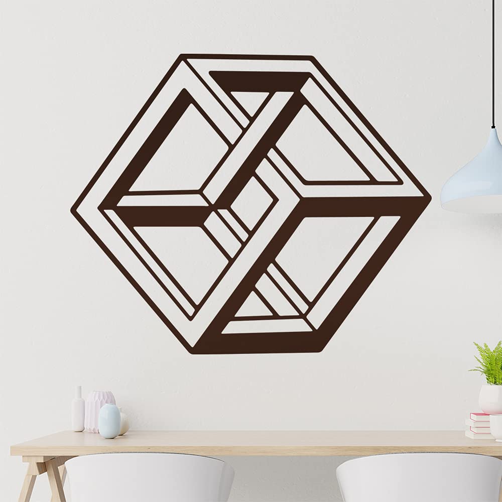 Kiwistar Adesivo Murale Aquila Linee - 6 Dimensioni, Wall Sticker 40x15 Cm, Lilla, Rimovibile