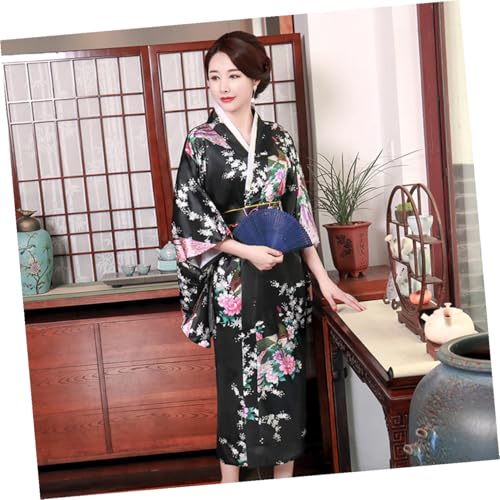 Kimono de dormir transpirable para evitar el calor nocturno con algodón 6